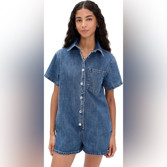 Parke Pants - Parke Denim Romper Women’s Size Large